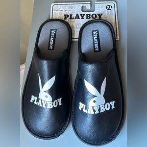 PLAYBOY Black and White Loafers